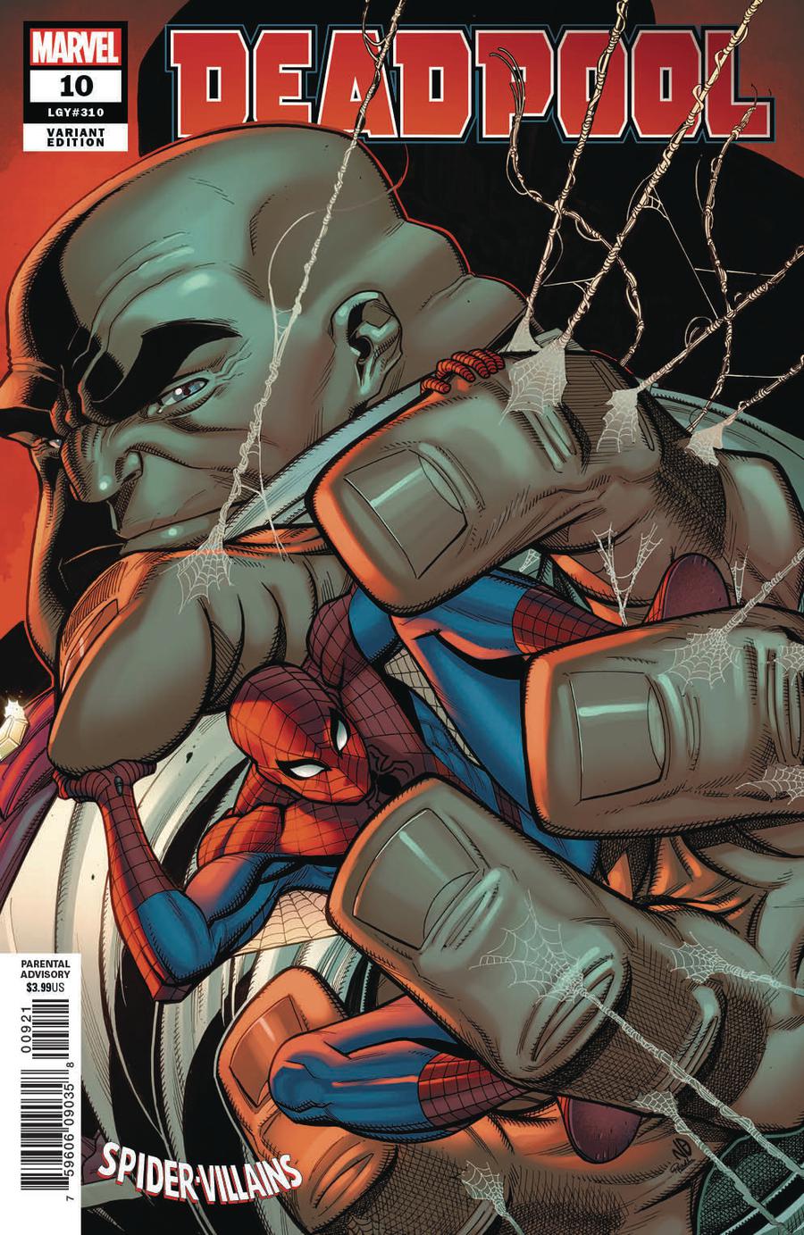 Deadpool Vol 6 #10 Cover B Variant Nick Bradshaw Spider-Man Villains Cover