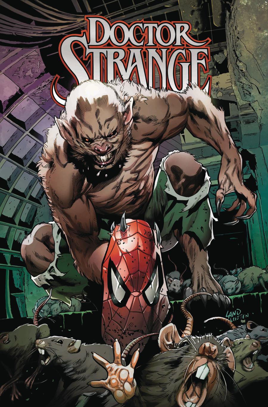 Doctor Strange Vol 5 #12 Cover B Variant Greg Land Spider-Man Villains Cover