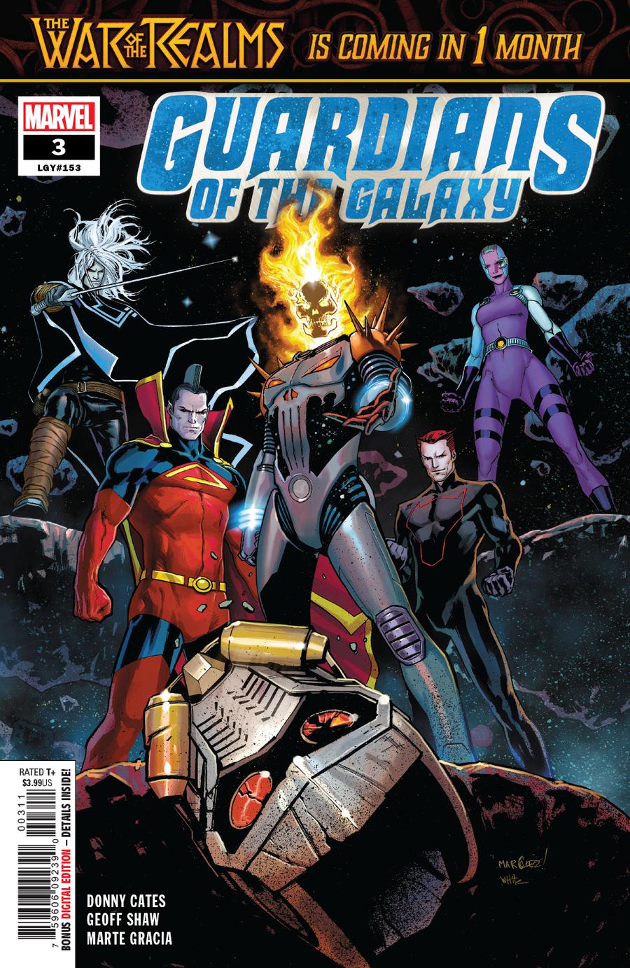 Guardians Of The Galaxy Vol 5 #3 Cover A 1st Ptg Regular David Marquez Cover