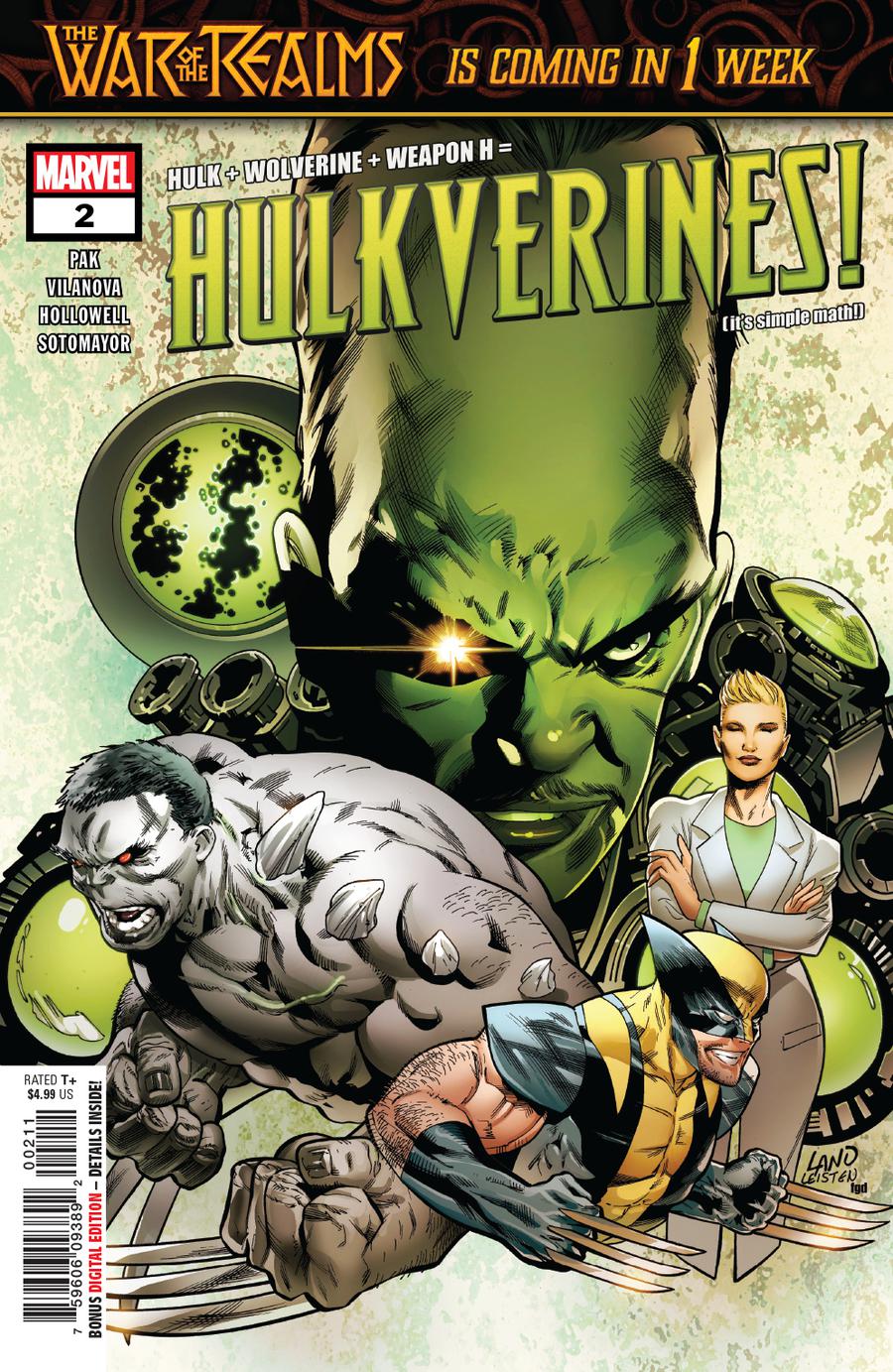 Hulkverines #2 Cover A Regular Greg Land Jay Leisten & Frank DArmata Cover
