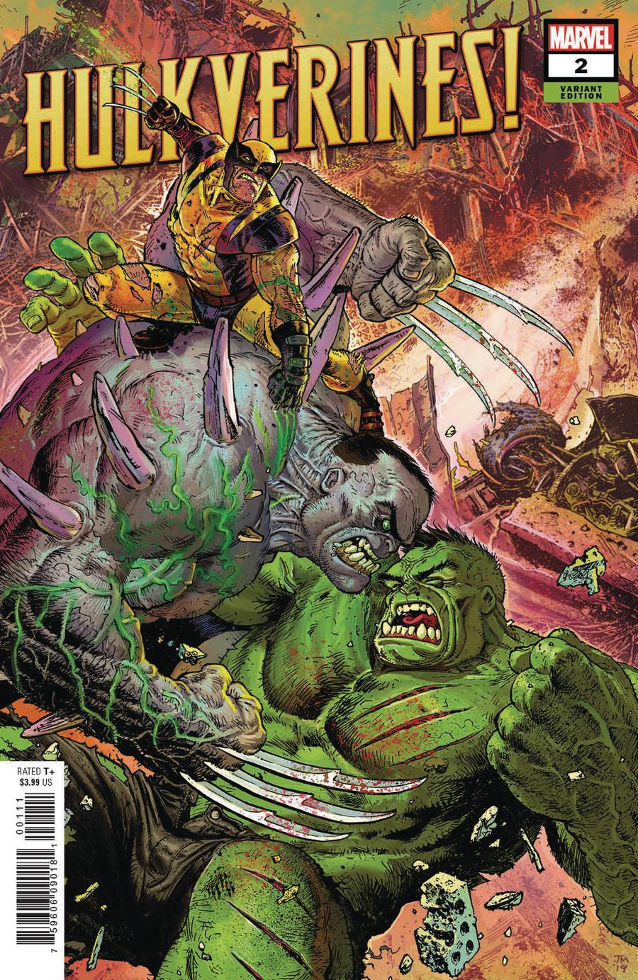 Hulkverines #2 Cover B Variant Tony Moore Cover