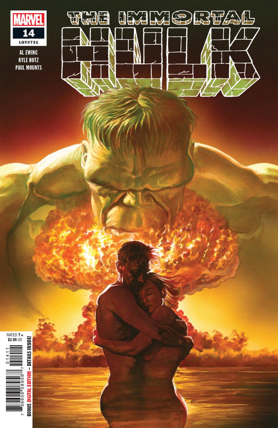 Immortal Hulk #14 Cover A 1st Ptg Regular Alex Ross Cover