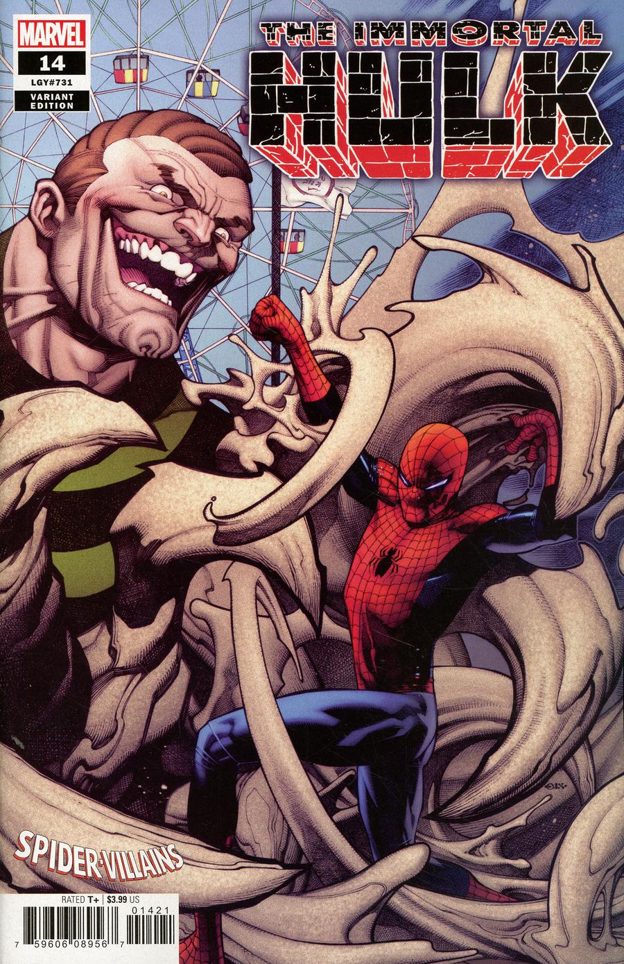Immortal Hulk #14 Cover B Variant Chris Stevens Spider-Man Villains Cover
