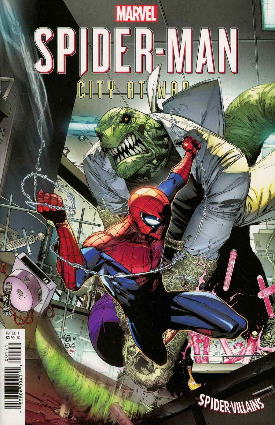 Marvels Spider-Man City At War #1 Cover B Variant Giuseppe Camuncoli Spider-Man Villains Cover