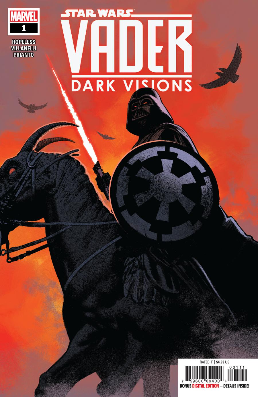 Star Wars Vader Dark Visions #1 Cover A 1st Ptg Regular Greg Smallwood Cover