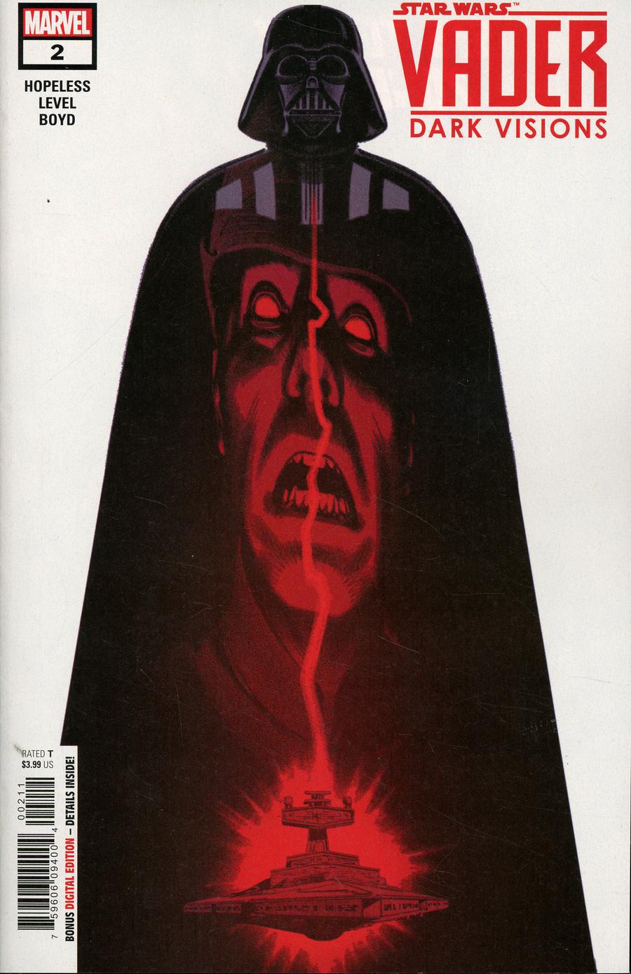 Star Wars Vader Dark Visions #2 Cover A Regular Greg Smallwood Cover
