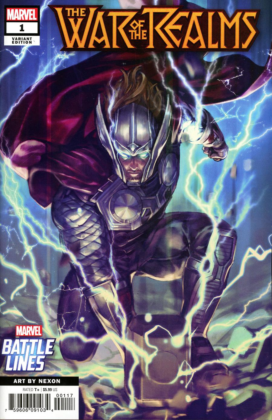 War Of The Realms #1 Cover B Variant Nexon Battle Lines Cover