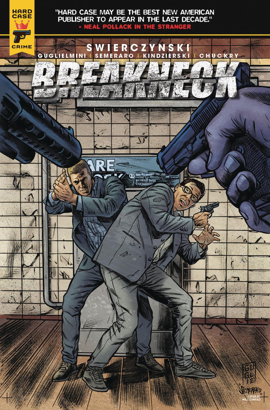 Hard Case Crime Breakneck #4 Cover B Variant Simone Guglielmini Cover