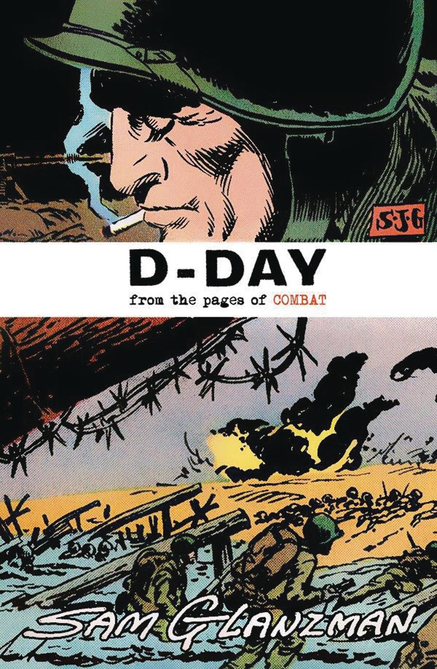D-Day From The Pages Of Combat One Shot Cover A Regular Sam Glanzman Cover