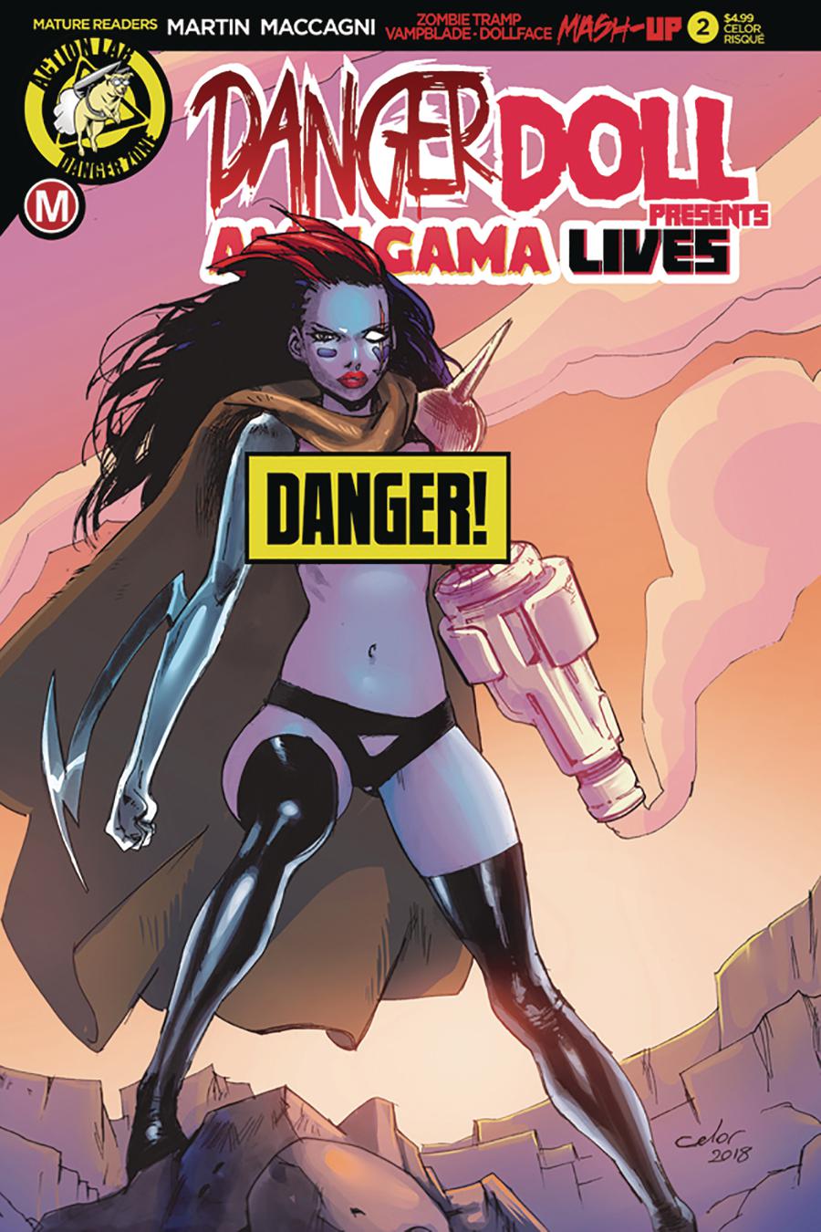 Danger Doll Squad Presents Amalgama Lives #2 Cover D Variant Celor Risque Cover