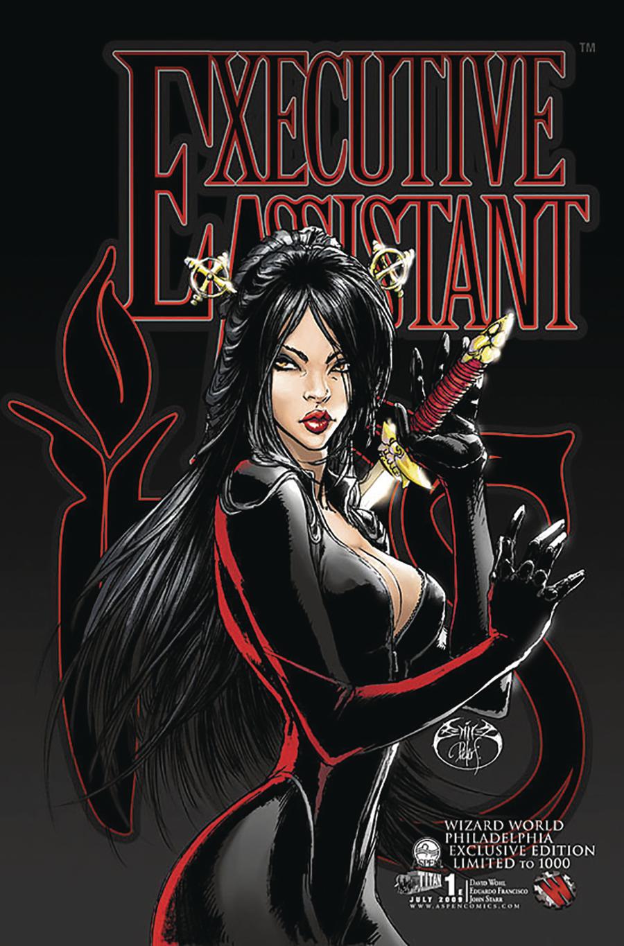 Executive Assistant Iris #1 Cover E Wizard World Philadelphia 2009 Exclusive Joe Benitez Variant Cover