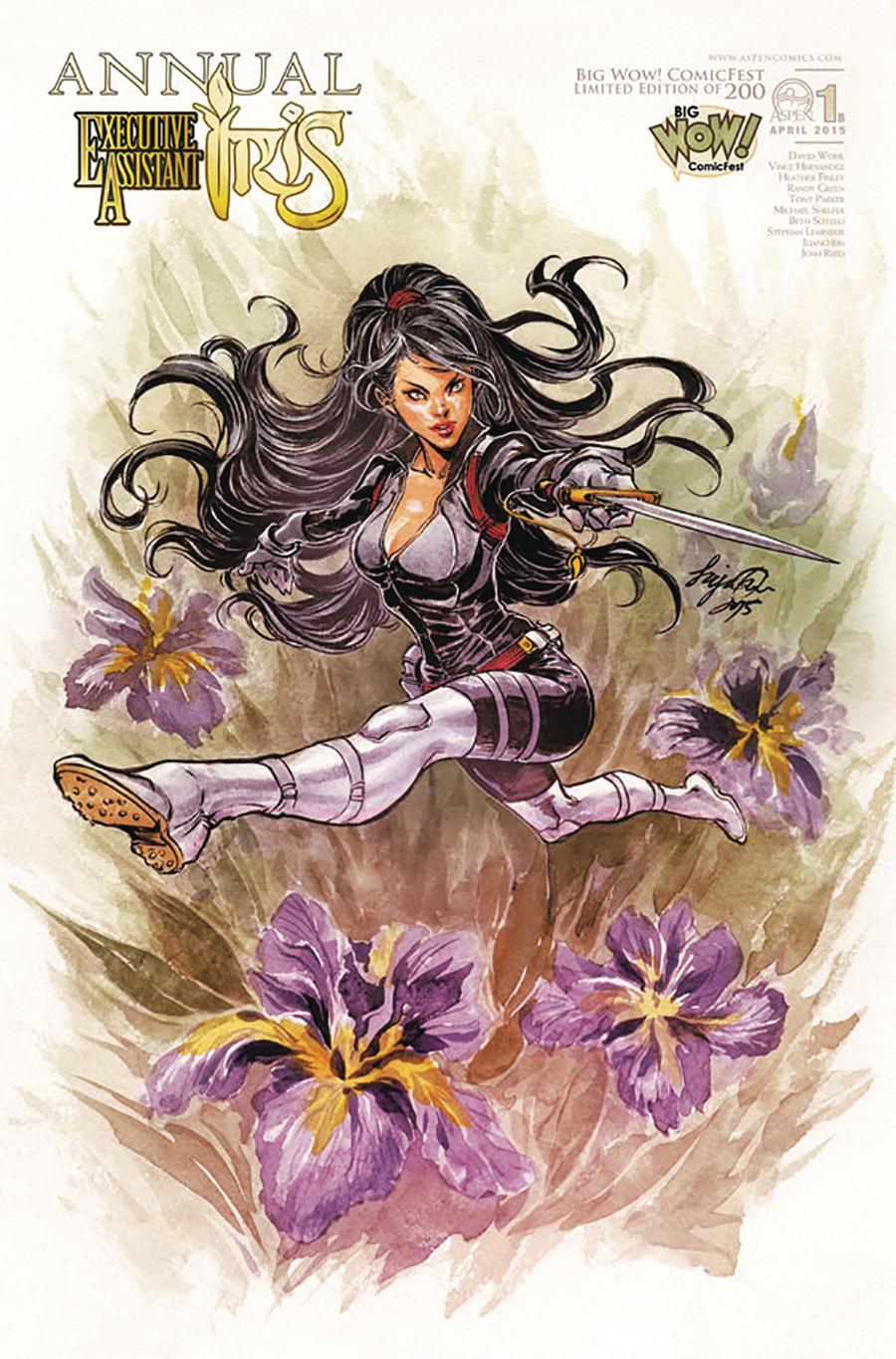 Executive Assistant Iris Vol 3 Annual #1 Cover B Big Wow ComicFest 2015 Exclusive Siya Oum Variant Cover