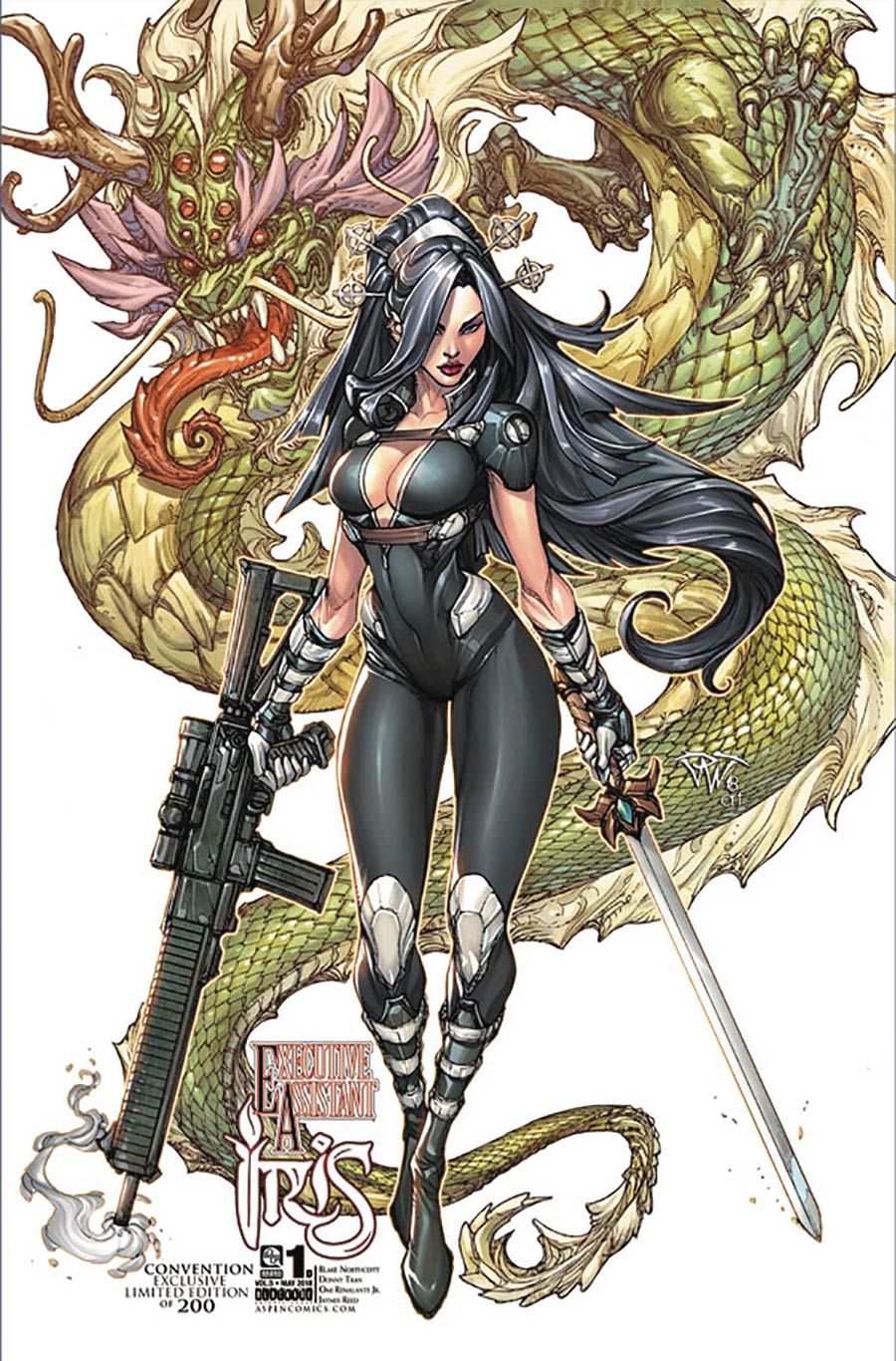 Executive Assistant Iris Vol 4 #1 2018 Convention Exclusive 2018 Paolo Pantalena Variant Cover