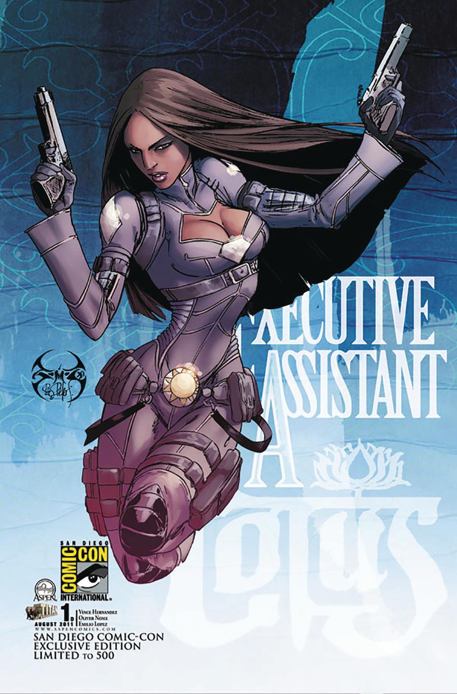 Executive Assistant Lotus #1 Cover D San Diego Comic Con International 2011 Exclusive Joe Benitez Variant Cover