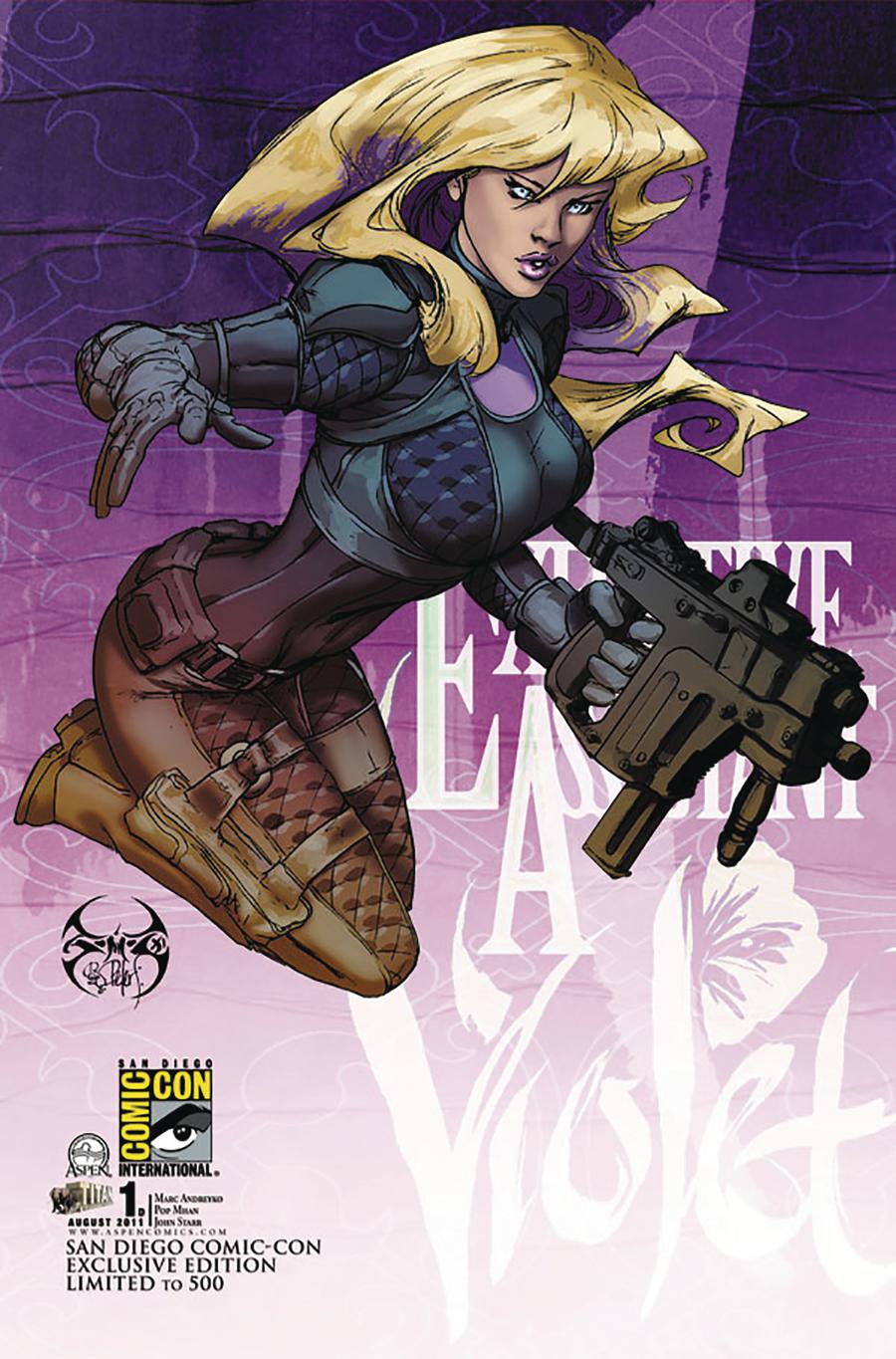 Executive Assistant Violet #1 Cover D San Diego Comic Con International 2011 Exclusive Joe Benitez Variant Cover