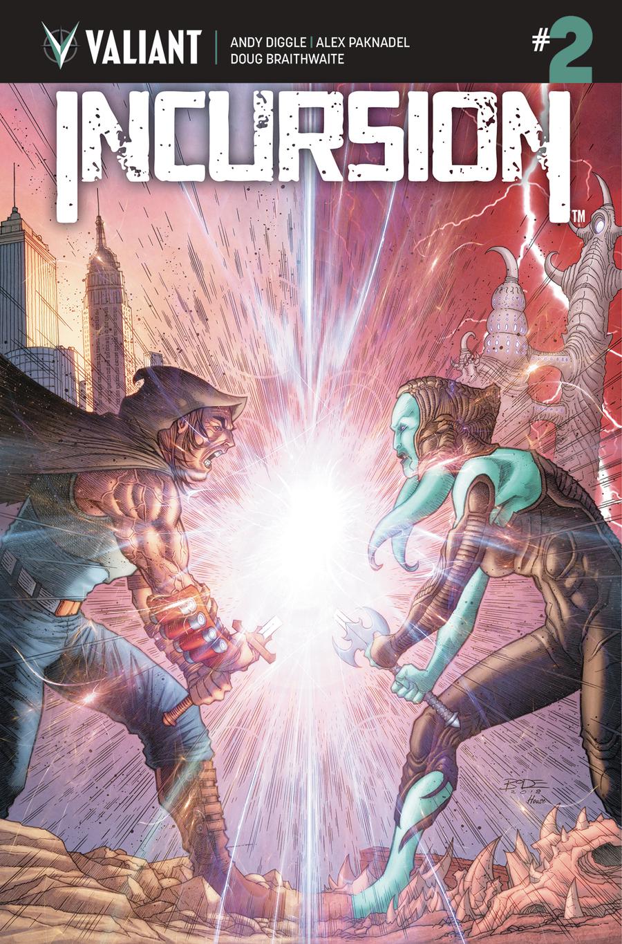 Incursion (Valiant Entertainment) #2 Cover B Variant Ryan Bodenheim Cover