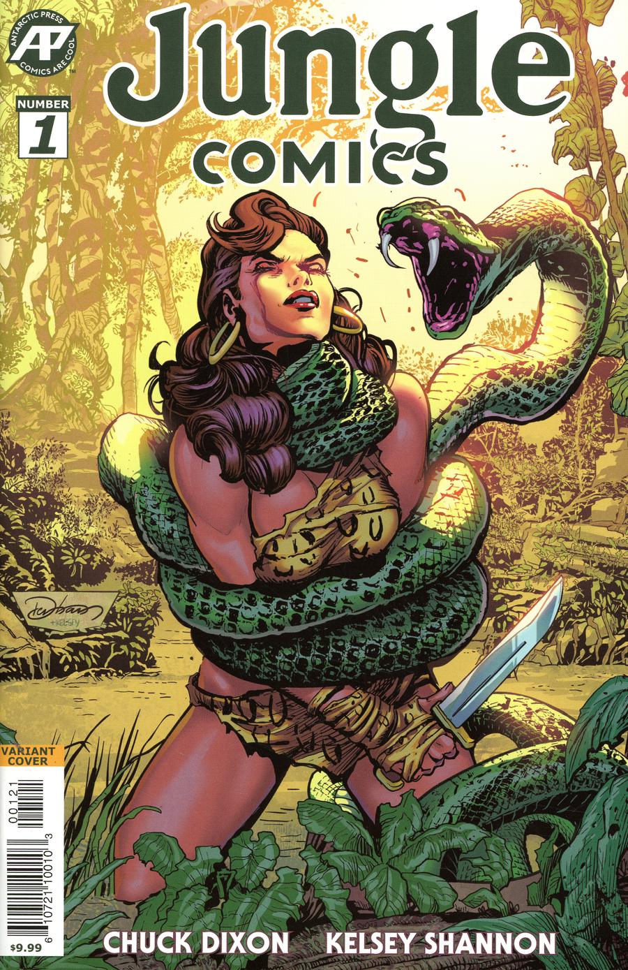 Jungle Comics Vol 3 #1 Cover B Variant Brian Denham Venom Cover