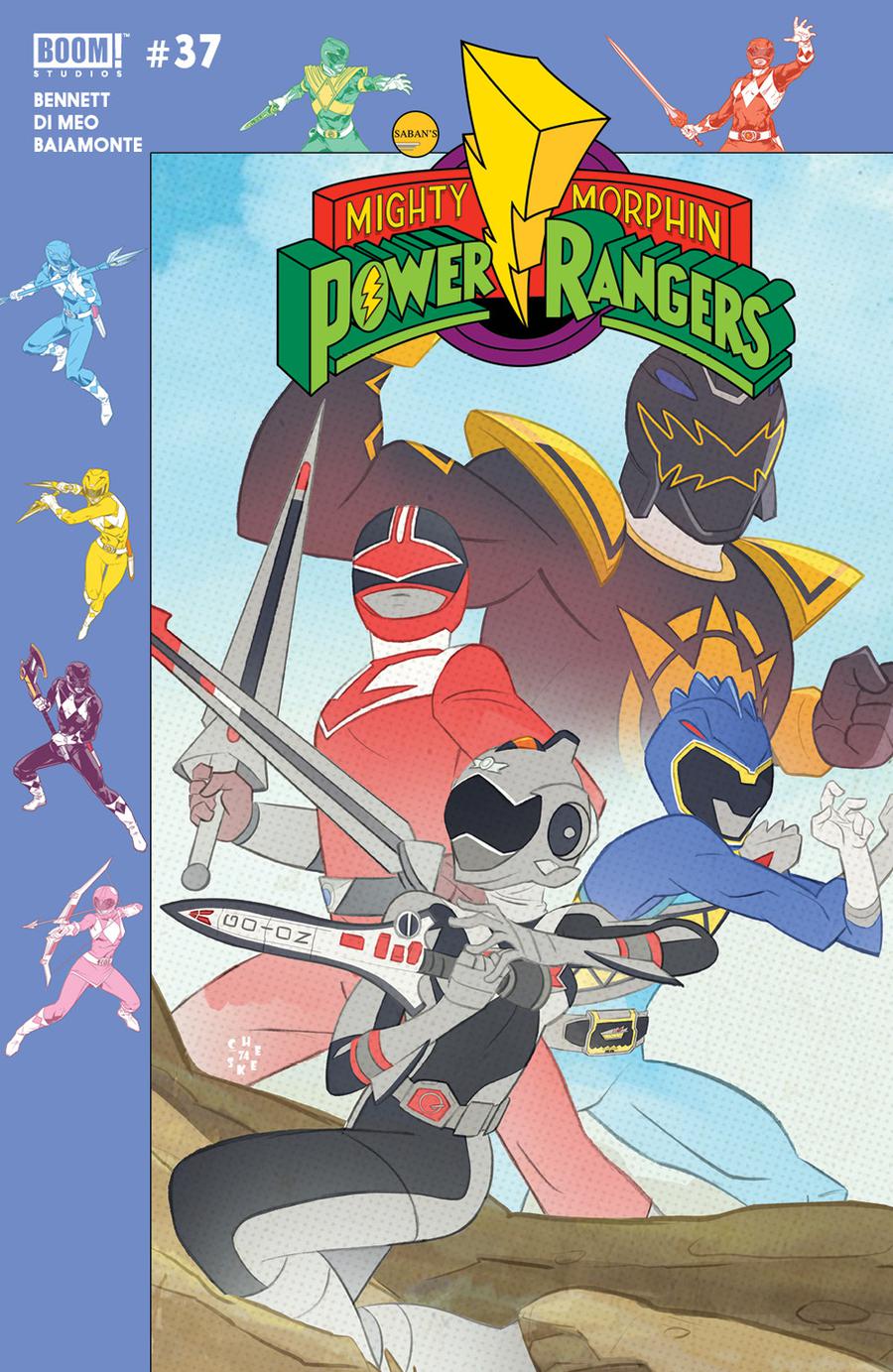 Mighty Morphin Power Rangers (BOOM Studios) #37 Cover B Variant Jordan Gibson Preorder Cover