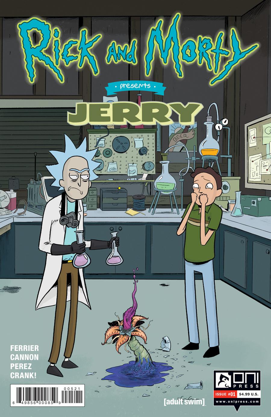 Rick And Morty Presents Jerry #1 Cover B Variant Sina Grace Cover