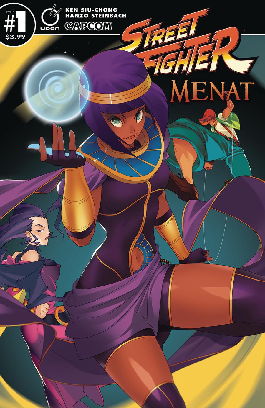 Street Fighter Menat #1 Cover B Variant Hanzo Steinbach Cover