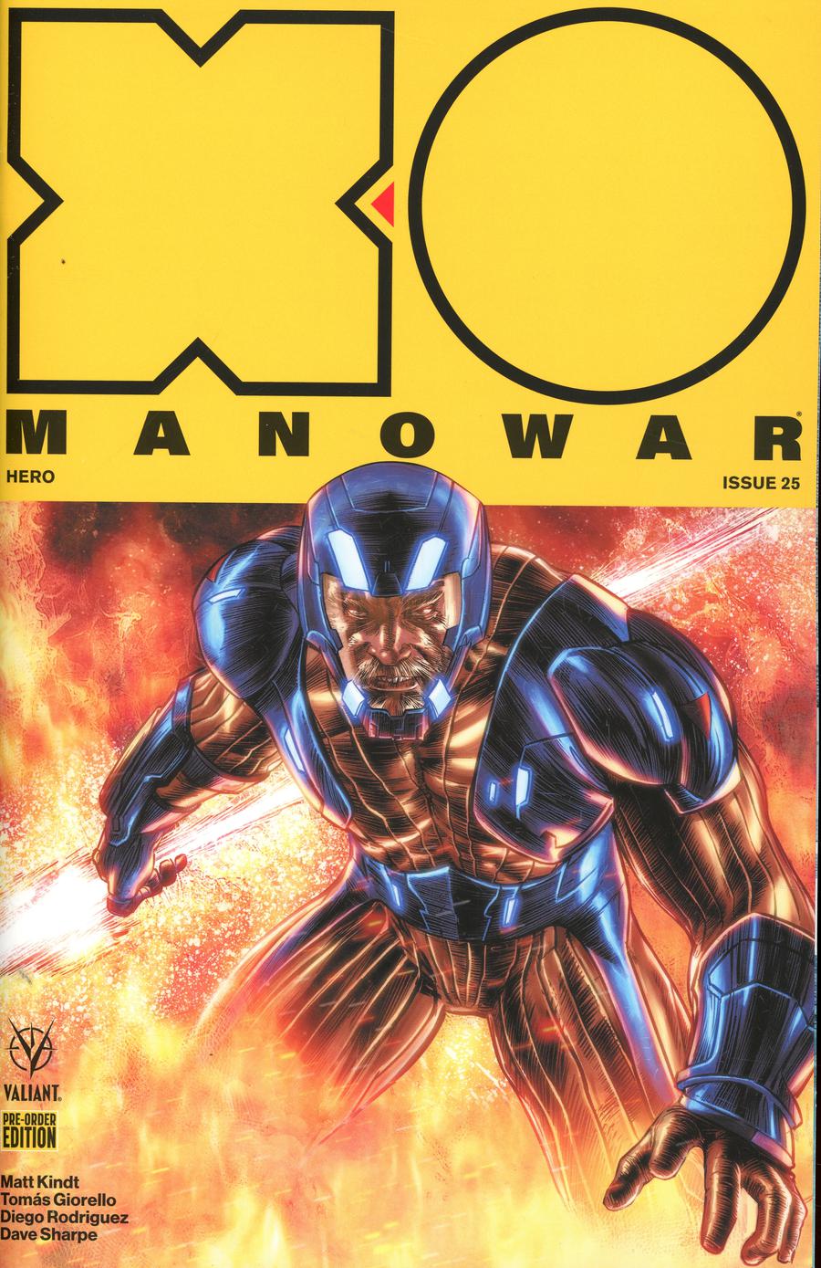 X-O Manowar Vol 4 #25 Cover D Variant Tomas Giorello Cover