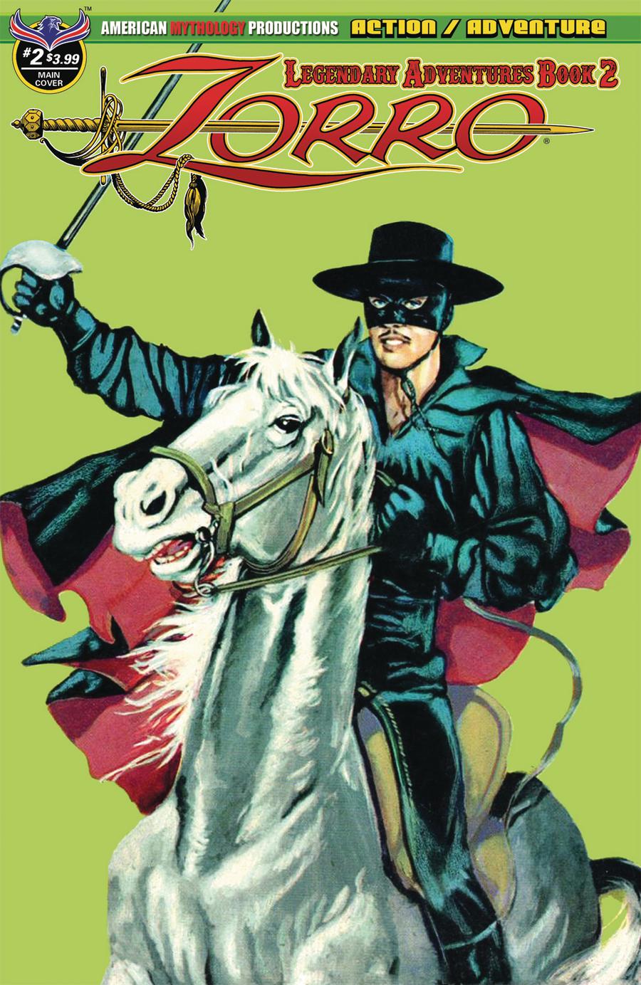 Zorro Legendary Adventures Book 2 #2 Cover A Regular Francisco Cueto Cover