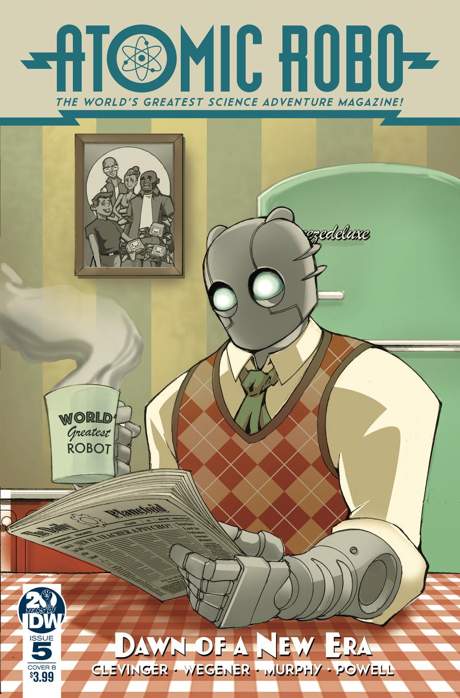 Atomic Robo And The Dawn Of A New Era #5 Cover B Variant Andrew Griffith Cover