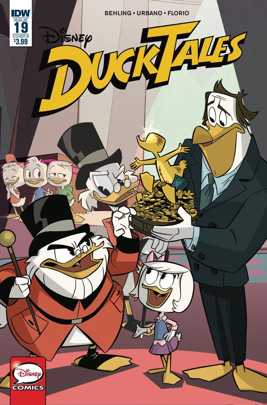 Ducktales Vol 4 #19 Cover B Variant Cover