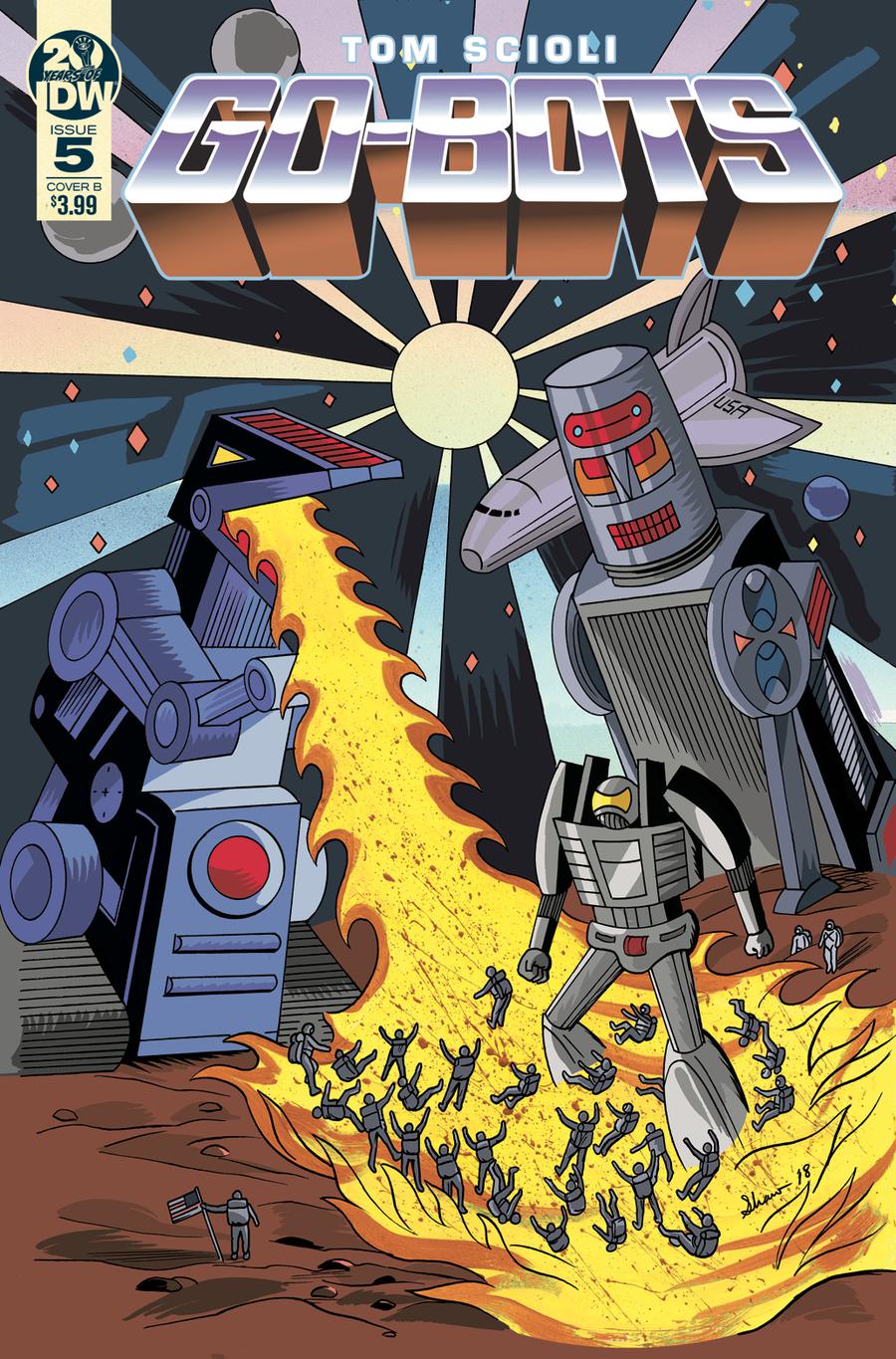 Go-Bots #5 Cover B Variant Dash Shaw Cover