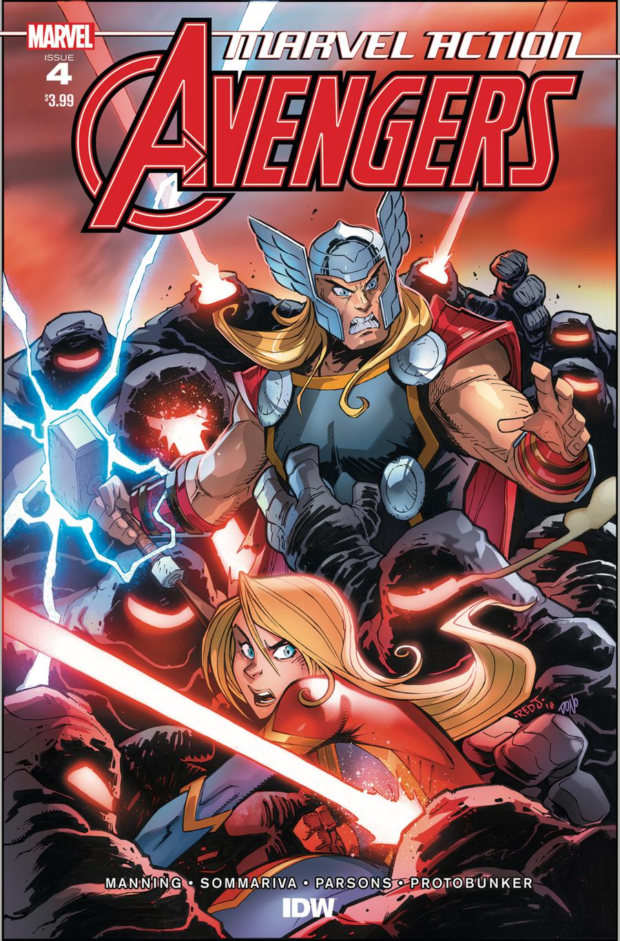 Marvel Action Avengers #4 Cover A Regular Jon Sommariva Cover