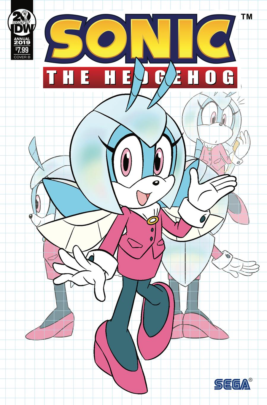 Sonic The Hedgehog Vol 3 Annual 2019 Cover B Variant Jennifer Hernandez Cover