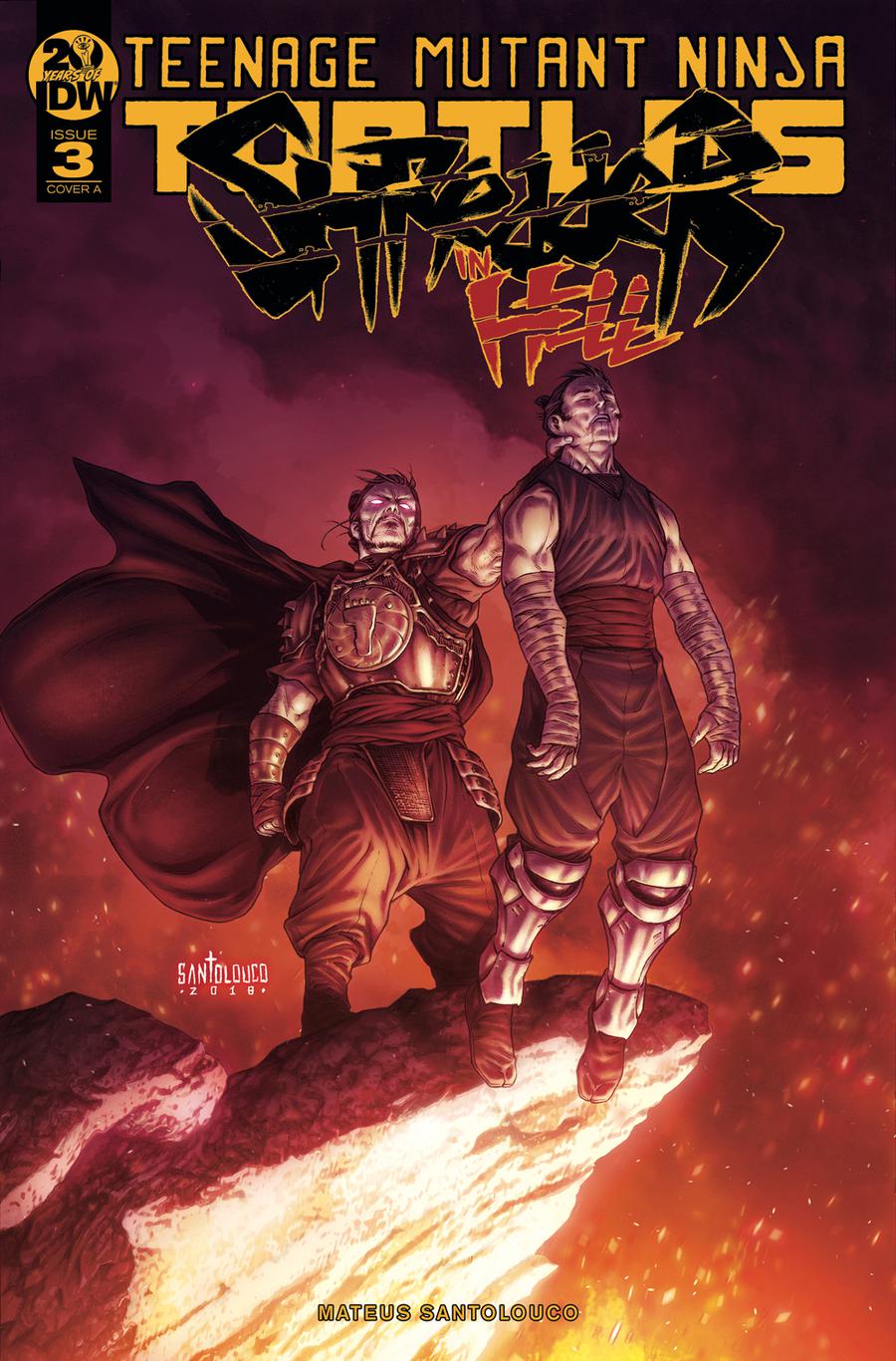 Teenage Mutant Ninja Turtles Shredder In Hell #3 Cover A Regular Mateus Santolouco Cover