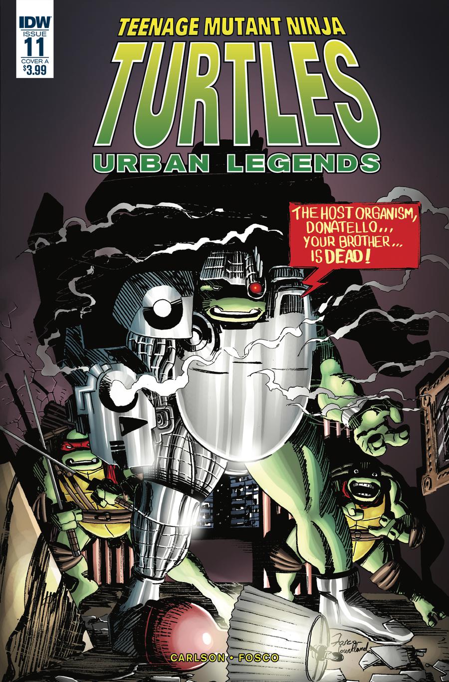 Teenage Mutant Ninja Turtles Urban Legends #11 Cover A Regular Frank Fosco Cover