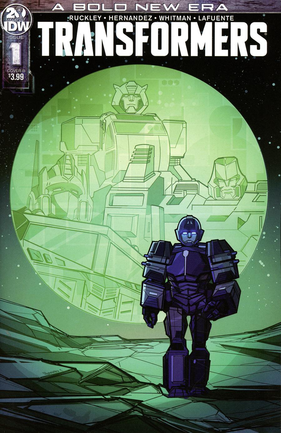 Transformers Vol 4 #1 Cover B Variant Angel Hernandez Cover