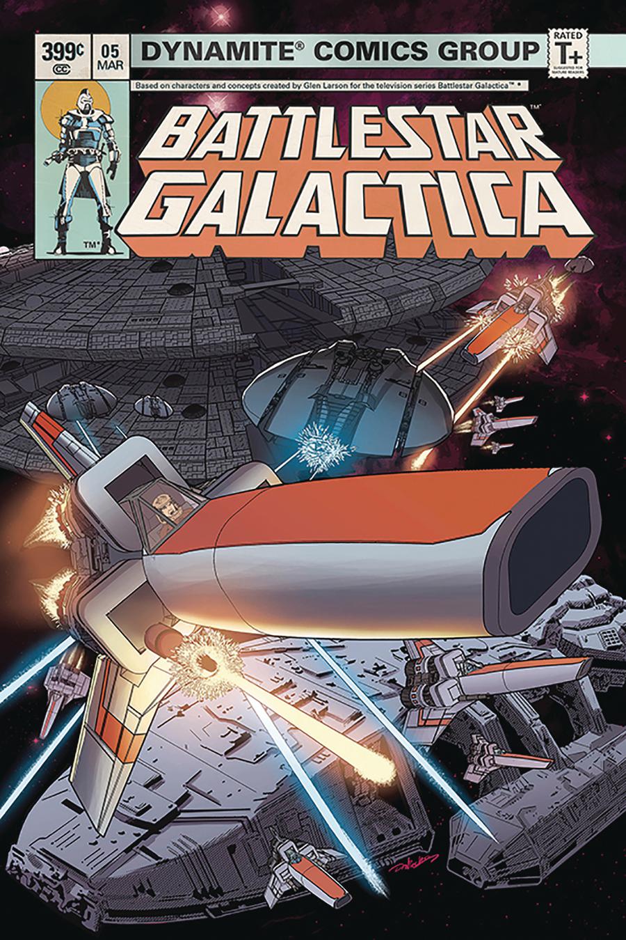 Battlestar Galactica Classic #5 Cover B Variant Daniel HDR Cover