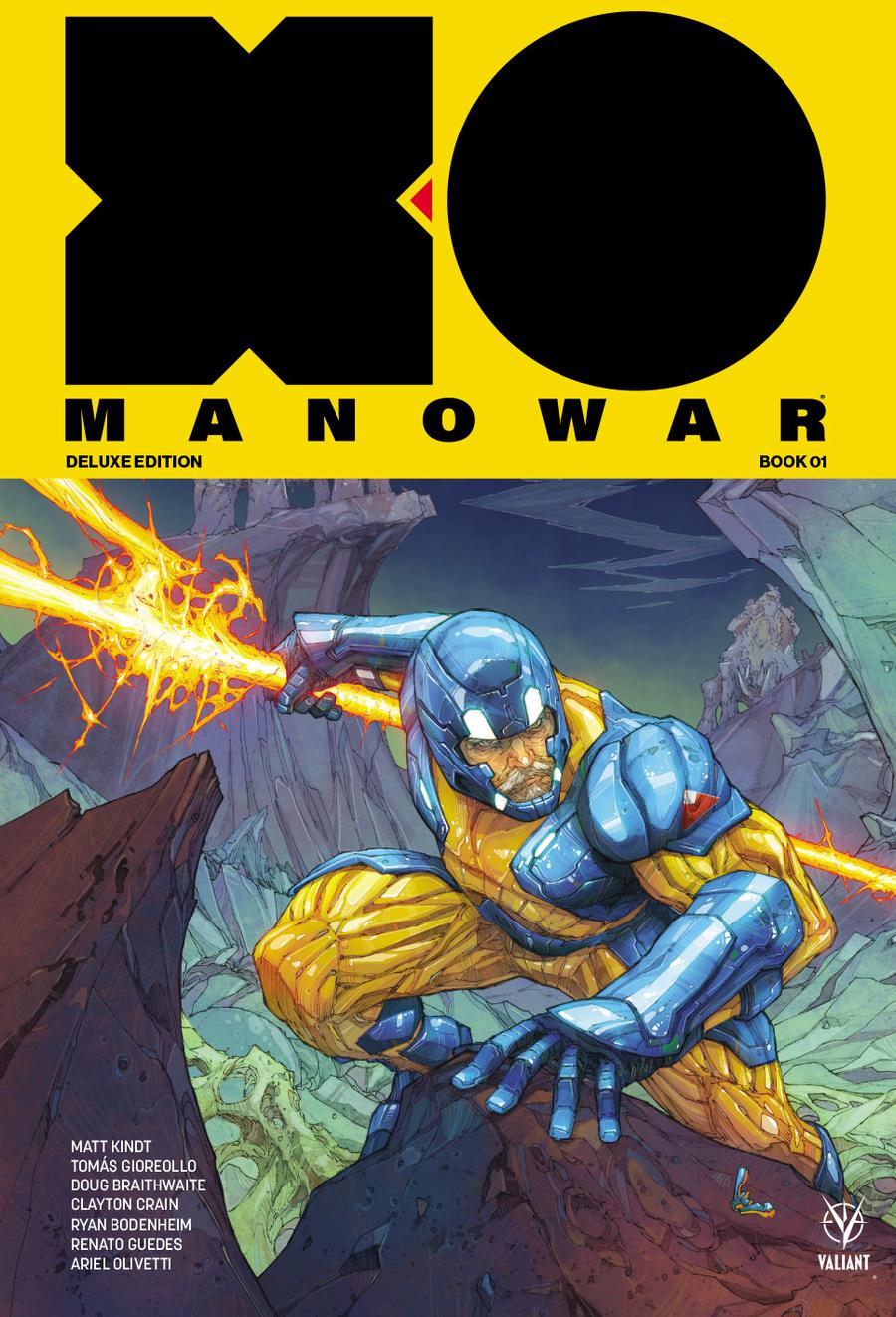 X-O Manowar By Matt Kindt Deluxe Edition Book 1 HC