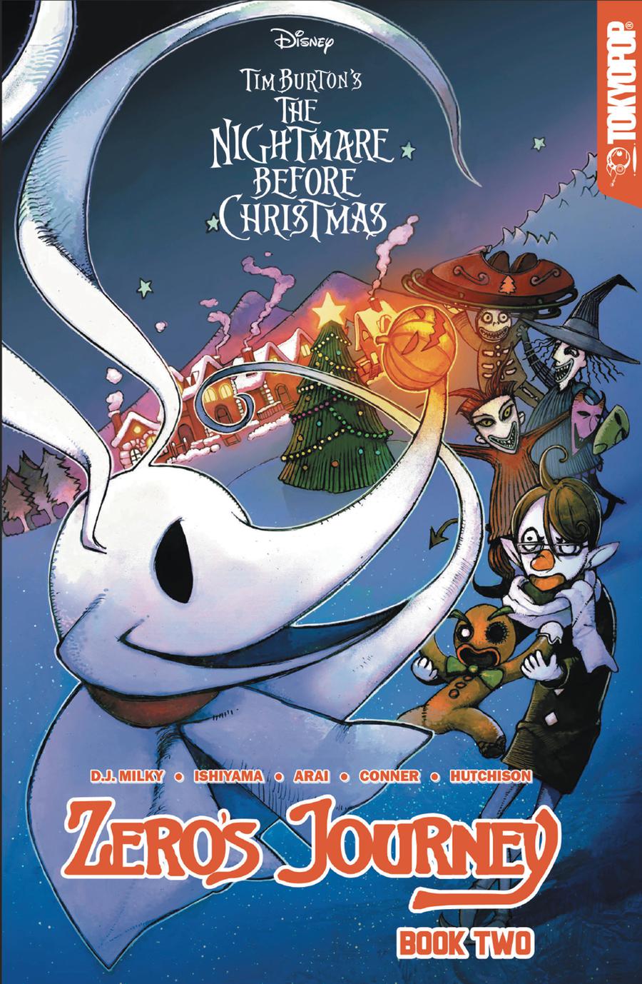 Disney Manga Tim Burtons Nightmare Before Christmas Zeros Journey Vol 2 GN