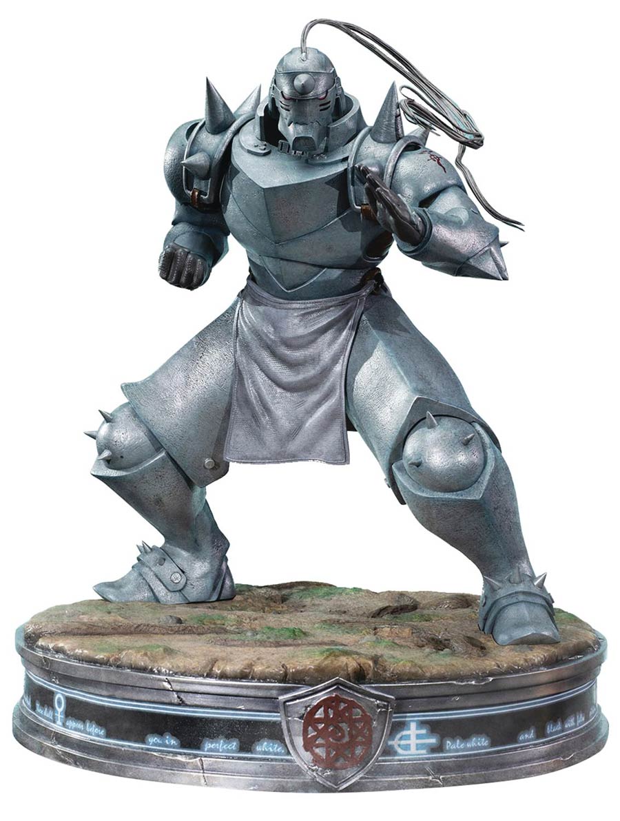 Fullmetal Alchemist Alphonse Elric Gray Resin Statue