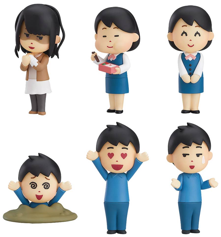 Irasutoya Series 01 Trading Figure Blind Mystery Box 6-Piece Display