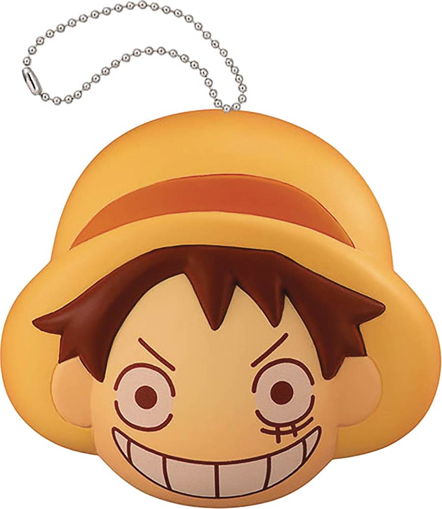 One Piece Sanjis Hand Made Bread Fluffy Squeeze Toy - Monkey D Luffy