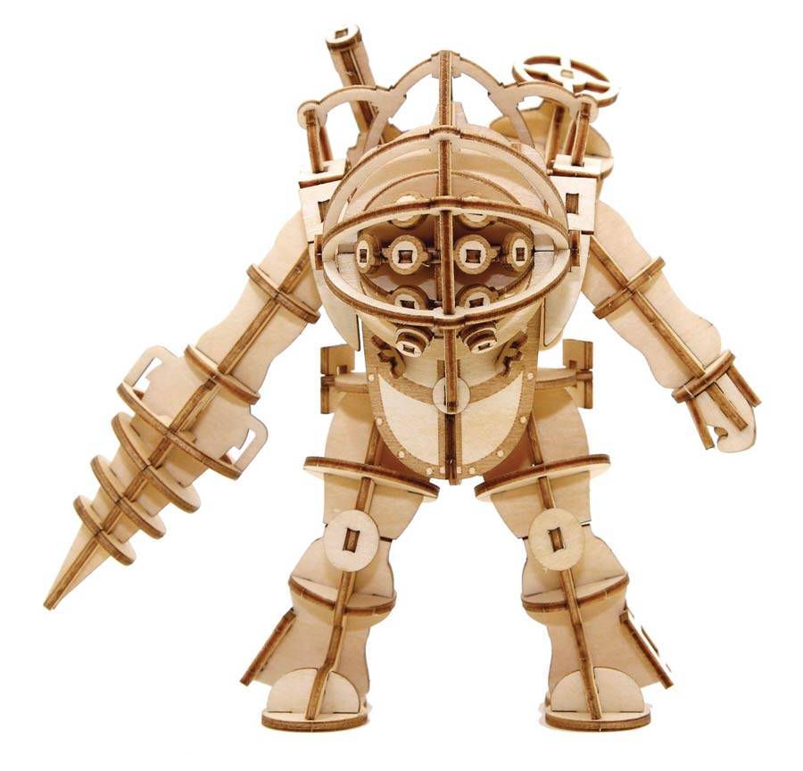 Bioshock Incredibuilds Big Daddy 3D Wood Model