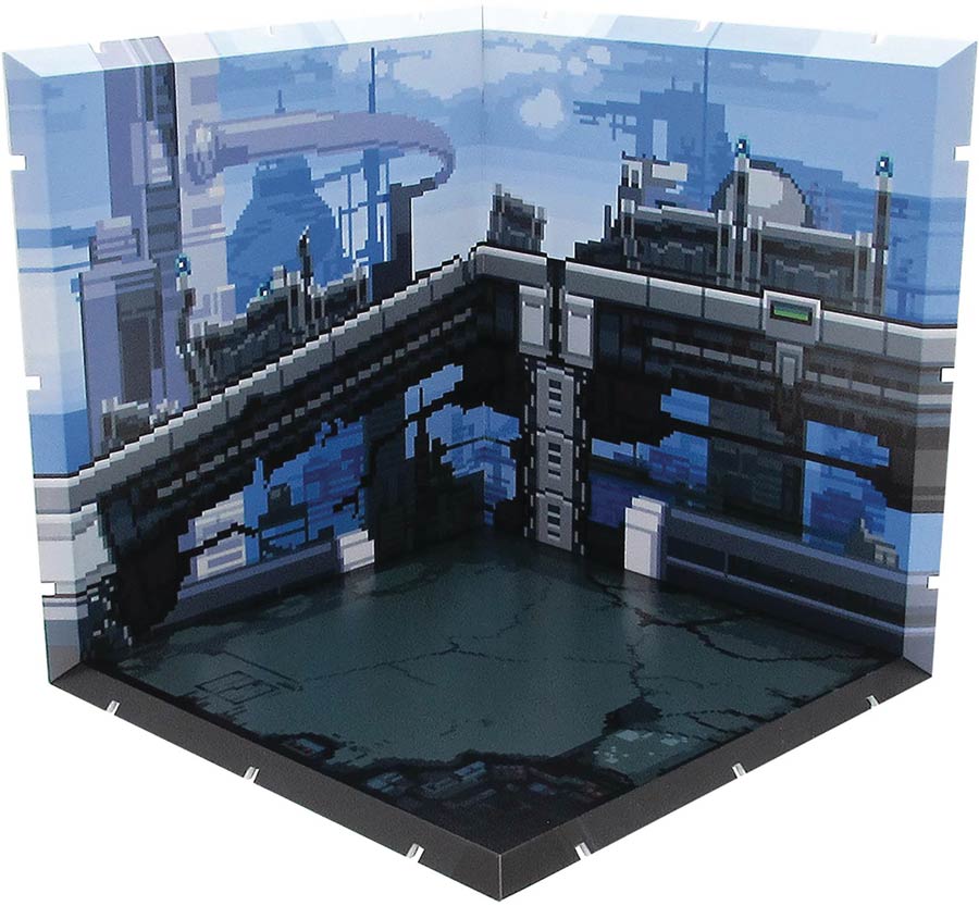 Dioramansion 150 Figure Diorama - Future Town Pixel Art