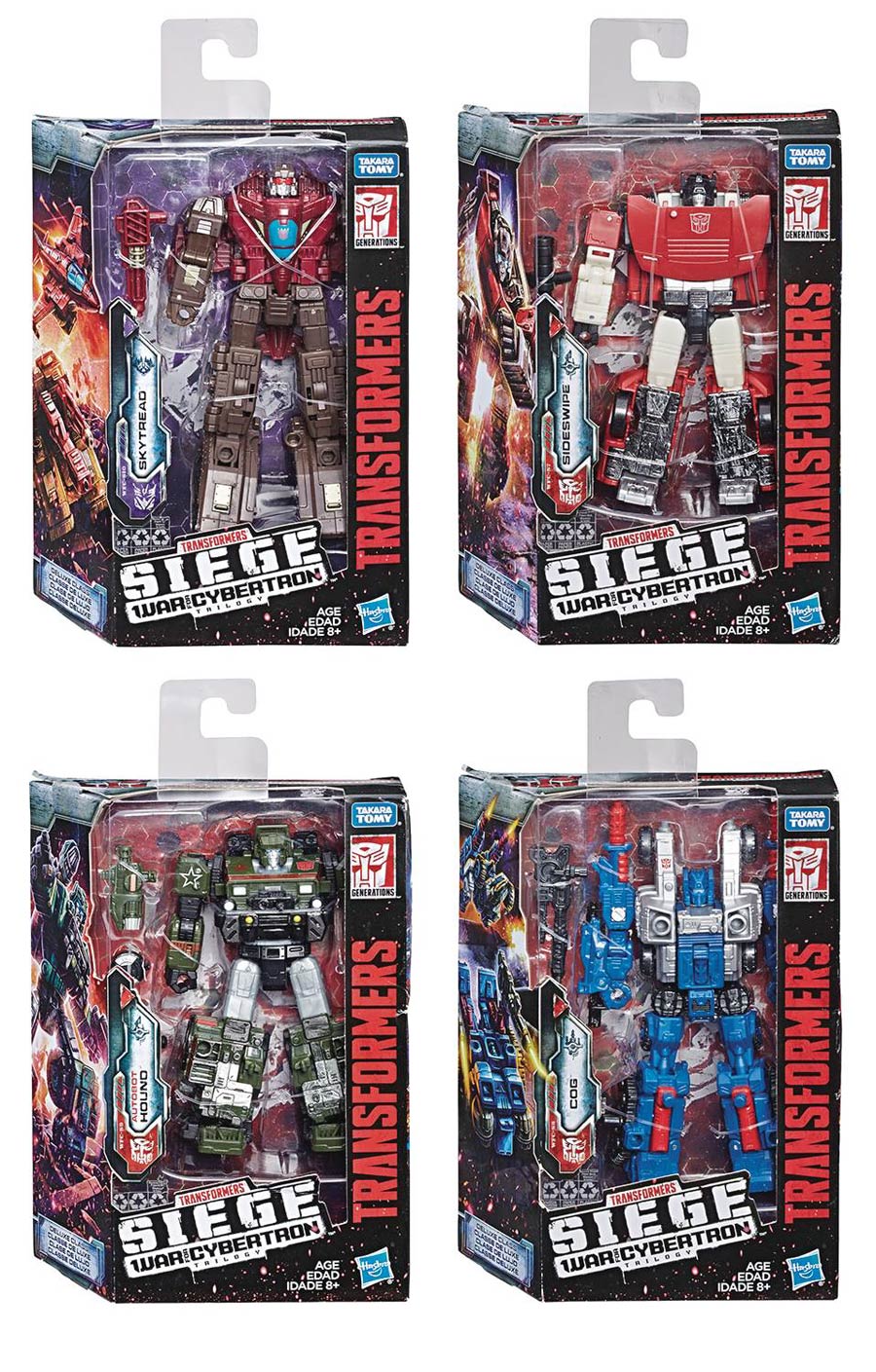 Transformers Generations War For Cybertron Deluxe Action Figure Assortment Case 201901
