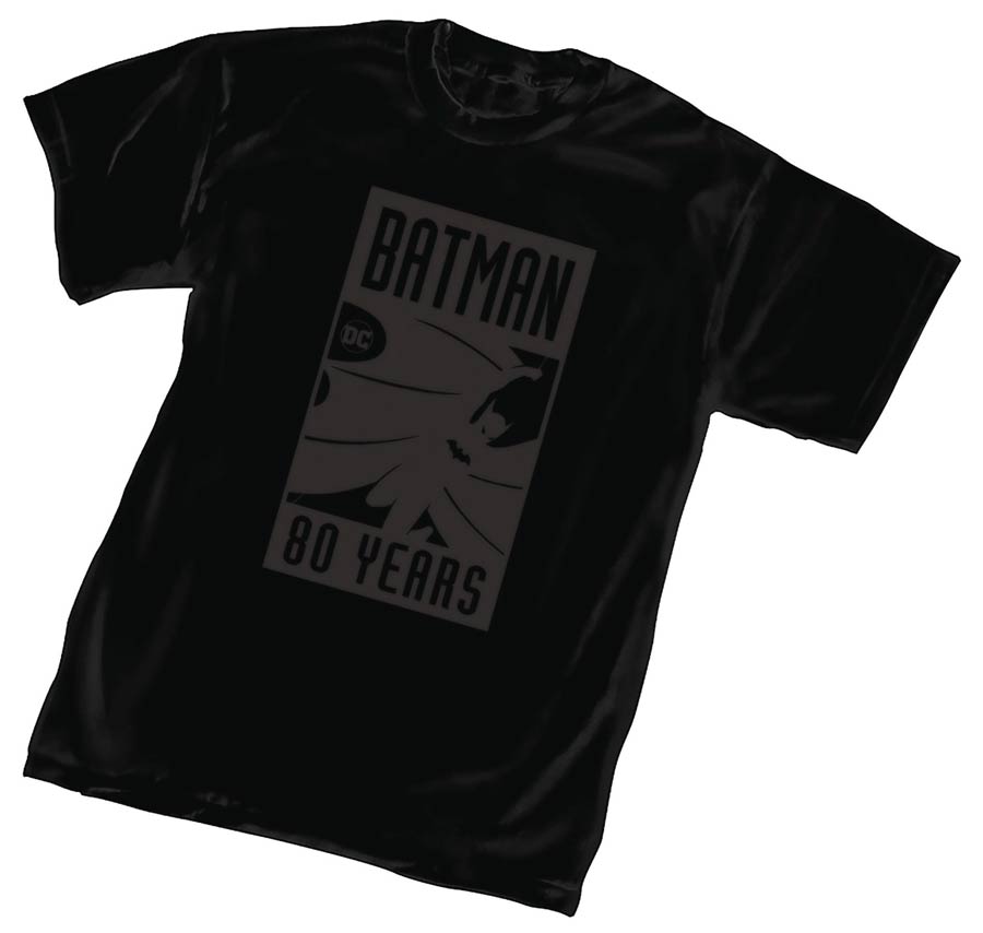 Batman 80th Logo T-Shirt Large