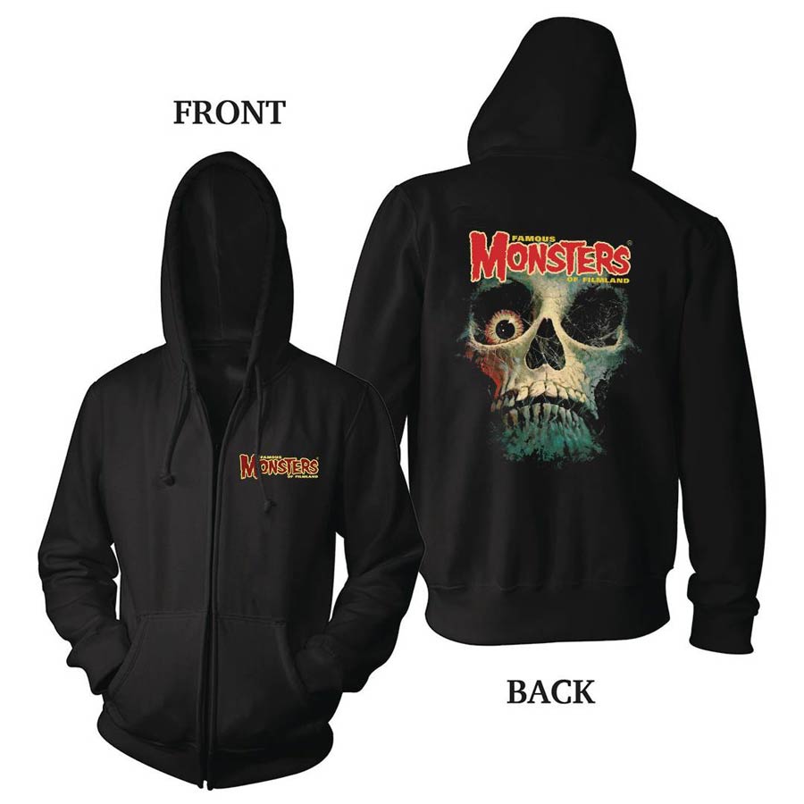 Fearbook Skull Hoodie Large