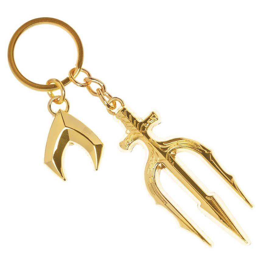 Aquaman Trident Keychain