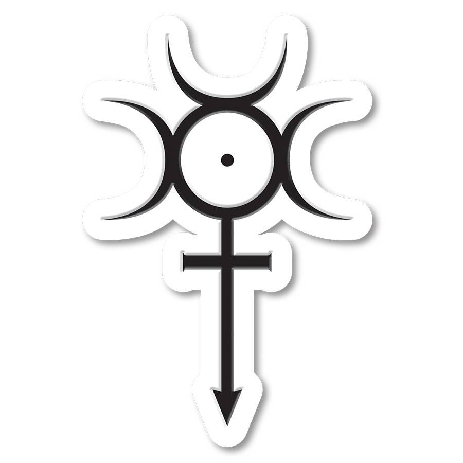 Black Magick Rowans Sigil Pin