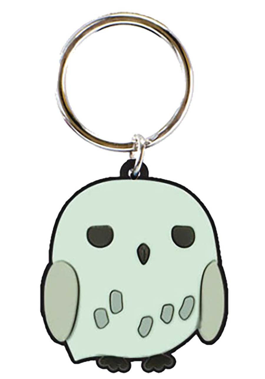 Harry Potter Soft Touch PVC Keyring - Hedwig The Owl