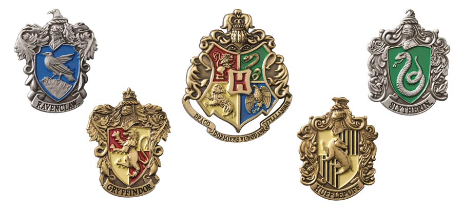 Harry Potter House Crest Pins Set