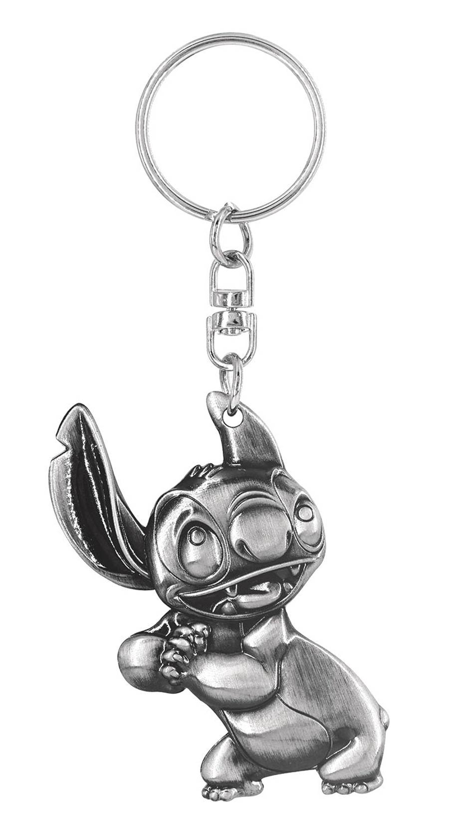 Lilo And Stitch Pewter Keyring - Stitch